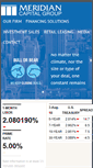 Mobile Screenshot of meridiancapital.com